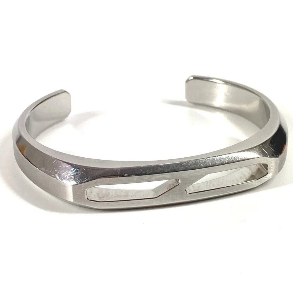 HERMES Delta Cuff Bangle Accessories Bangle SS Silver